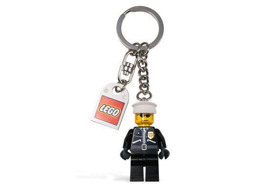 LEGO Key Chain Police Officer Key Chain (851626-1)