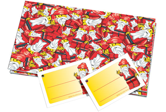 LEGO Seasonal Santa Gift Wrap and Tags (851680-1)
