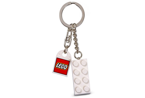 LEGO Key Chain White Brick Key Chain (852100-1)