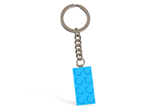 LEGO Key Chain Light Blue Brick Key Chain (852274-1)