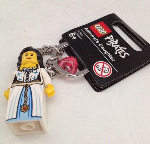 LEGO Key Chain Admiral's Daughter Key Chain (852711-1)