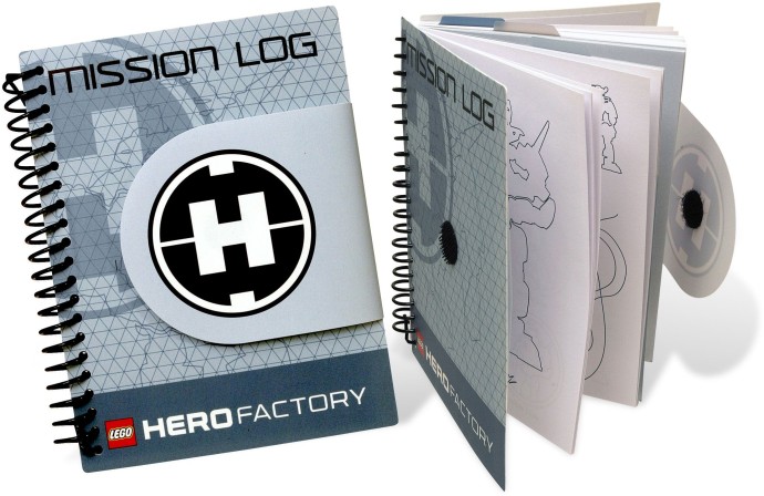 LEGO Stationery and Office Supplies Hero Factory Mission Log Book (853083-1)