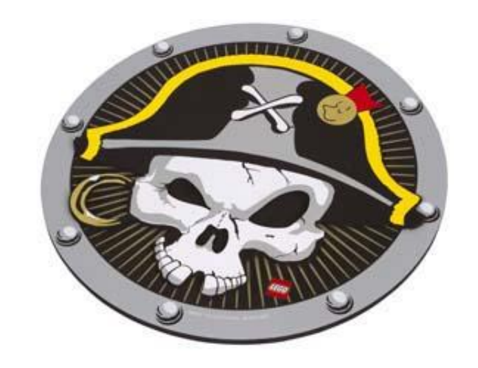LEGO Role Play Toys and Costumes Pirate Shield (Gray) (853426-1)