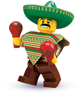 LEGO Series 2 Minifigures Mariachi / Maraca Man (8684-1)