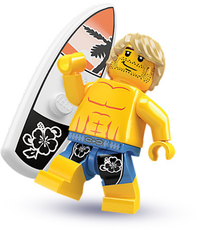 LEGO Series 2 Minifigures Surfer (8684-15)