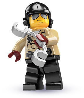LEGO Series 2 Minifigures Traffic Cop (8684-6)