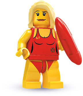 LEGO Series 2 Minifigures Lifeguard (8684-8)
